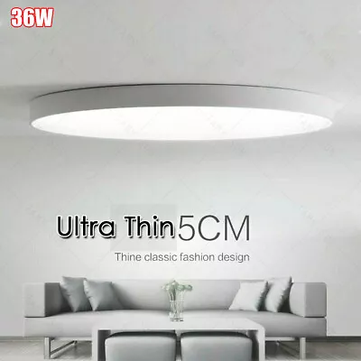 LED Ceiling Light Round Panel Down Lights Bathroom Kitchen Living Room Wall Lamp • £7.92