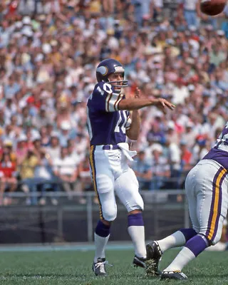 Minnesota Vikings FRAN TARKENTON Glossy 8x10 Photo Football Print Poster HOF 86 • $4.99