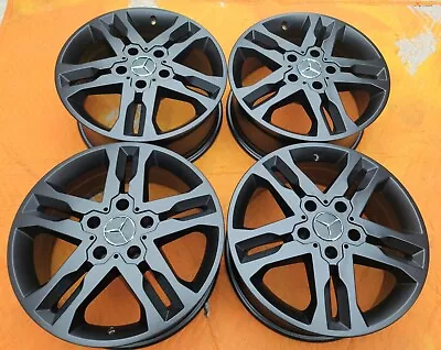 18  New Satin Matte Black Mercedes G550 G500 G-wagon G55 Oem Factory Wheels Rims • $1396