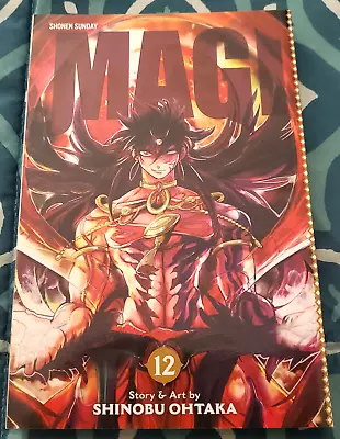 Magi The Labyrinth Of Magic English Manga Volume 12 Shinobu Ohtaka Paperback • $39