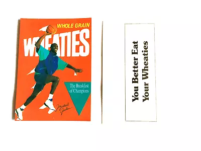 $1.99 • Buy Michael Jordan,wheaties,promo Card