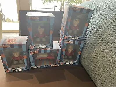 The Monkees Complete Set 5 Titans Titan Vinyl Figures Monkeemobile Peter Micky • $65