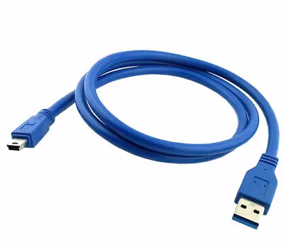 USB 3.0 Male To Mini 10Pin Super Speed Male Data Dual Shield Cable • £5.95