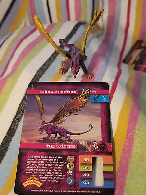 Monster In My Pocket 2006 2nd Gen Figure Winged Panther  With Card MEG MIMP  Toy • $12.42