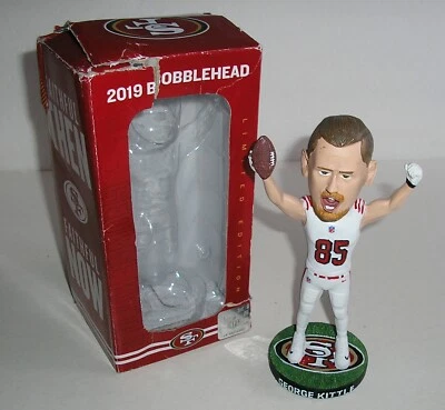 $59.99 • Buy NFL Football 2019 San Francisco 49ers 10-27-2019 #85 GEORGE KITTLE 7  Bobblehead