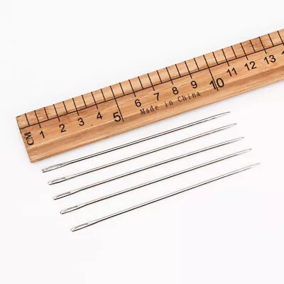 5Pcs Sack Packing Needle Stitching Curved Tip Gunny Bag DIY Hand Sewing Tool • £1.89