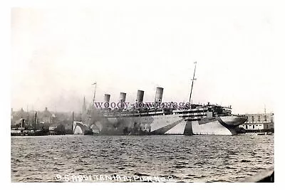 £2.20 • Buy Rs1566 - UK - Cunard Liner - Aquitania Docked At Pier 2 - Print 6x4