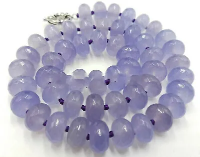 Natural 5x8mm Faceted Purple Alexandrite Gems Abacus Beads Necklace 18 Inches • $4.74