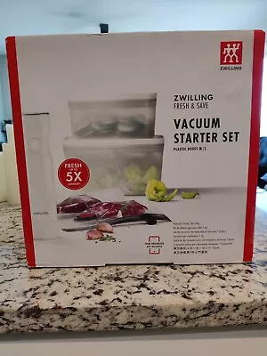 ZWILLING Fresh & Save Vacuum Seal Starter Set Airtight Food Storage Container • $80