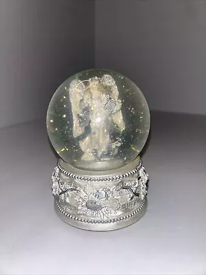 Musical Christmas Angel Snow Globe Plays Music Shelf Sitter • $9.99