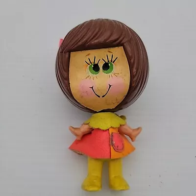 Vintage 1971 Mattel Talk Ups Pull String Talking Play Doll Toy Brunette - WORKS • $89.99