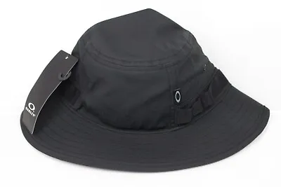 Oakley AE Bucket Hat Adjustable Drawcord One Size Black Blackout • $24.64