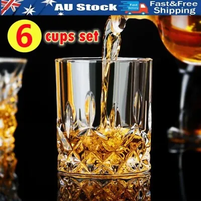 6cups Set 220ml Oxford Tumbler Whisky Whiskey Vodka Shot Bear Coffee Tea Glasses • $29.98