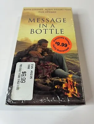 Message In A Bottle (VHS 2000 Collectors Edition) Movie Kevin Costner Vtg Pg13 • $3