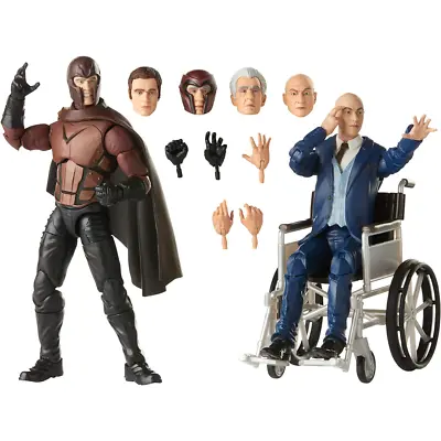 Hasbro Marvel Legends Series X-Men Magneto And Professor X 6-inch Action Figures • £39.99