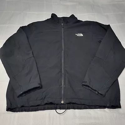 The North Face Jacket Full Zip Mens Fleece Lined Jacket XL Black Long Sleeve • $31