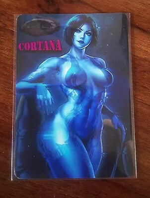 Halo Cortana Custom Art Card SFW/NSFW Sexy Game Waifu Double Sided Card • $6.20