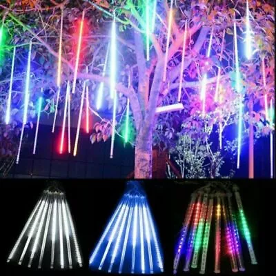 12/20inch Meteor Shower Falling Star Rain Drop Icicle Snow Fall Xmas Fairy Light • $12.87