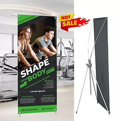 Premium X Banner Stand 31 ½ X72  (80x180) Business & Store Sign Holder Display • $26.99