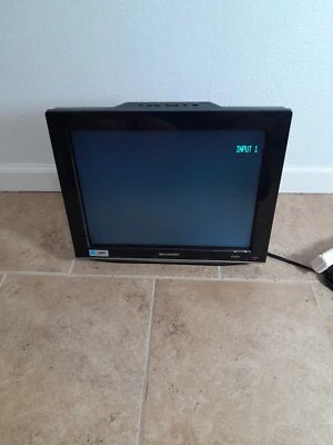 $75 • Buy Sharp Liquid Crystal TV LC-15SH7U 15 Inch LCD TV Retro Gaming Tested Free Ship
