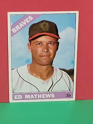 1966 Topps #200 Ed Matthews Atlanta Braves • $65