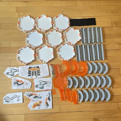 $50 • Buy LOT Hexbug Nano Track Set Battle Bridge Habitat Tracks Hexbugs
