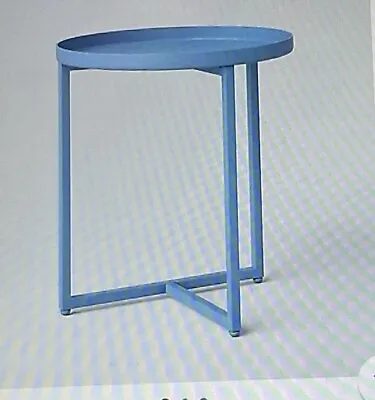 Tray Top Metal Accent Table - Blue • $5.76