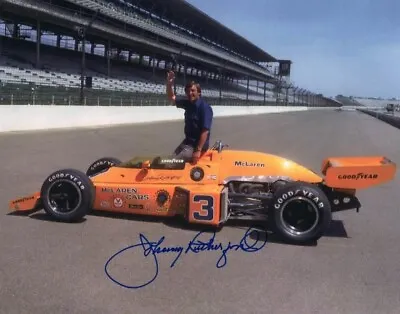 Johnny Rutherford Autographed 1974 Indy 500 Winner 8x10 Photo • $24.99