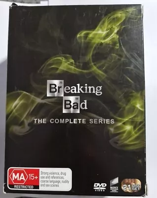 BREAKING BAD The Complete Series 1-6 21 DVD Set Seasons 1 2 3 4 5 6 A1 Region 4 • $45