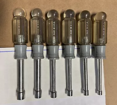 Craftsman 6-Piece Nut Driver Set 41982-41987 USA Metric 11mm - 6mm V Series • $25