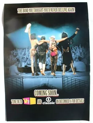 Motley Crue  See Live Again  Nikki Sixx Tommy Lee Vince Neil VH1 Promo Poster • $17.49