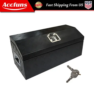 30 × 13 × 13   Black Aluminum Storage Tool Box For RV Trailer Truck Pickup ATV • $115.62