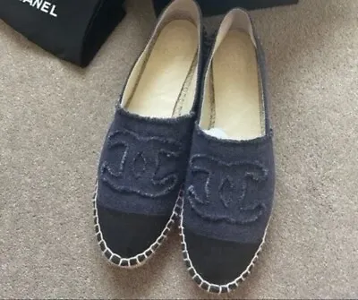 Chanel Denim Espadrilles Size 41 • £340