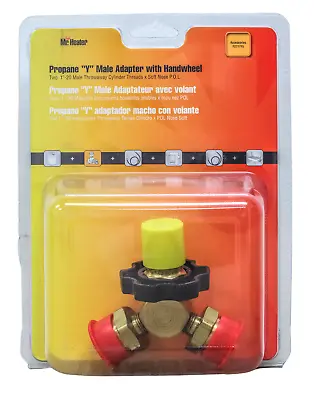 Mr. Heater Propane  Y  Male Adapter With Handwheel F271715 • $21.45