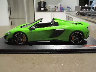 1:18 Top Speed Ts0069 Mclaren 675lt Spider Mantis Green • $279