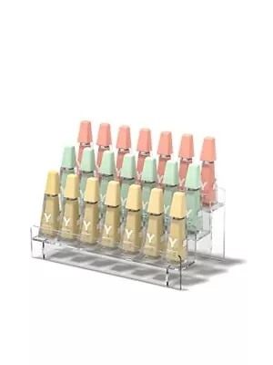 Nail Polish Holder Organizer 3 Layers Acrylic Nail Polish Holder RackFinger... • $14.94