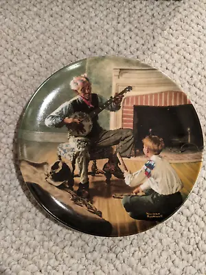 1989 Norman Rockwell Collector Plate-“The Banjo Player”-Great Cond.-Free Ship • $9.99