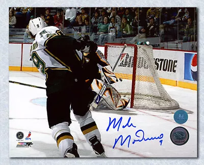 Mike Modano Dallas Autographed USA Born Record Goal 503 8x10 Photo • $124.37