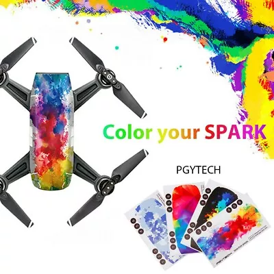 $20.74 • Buy 4X DJI SPARK Stickers Decal Skin Wrap Protector