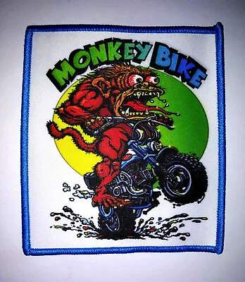 Honda Z50 Monkey Bike Mini Trail 4  Embroidered Jacket Patch • $5