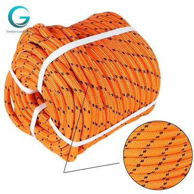 $64.65 • Buy 1/2 X200' Double Braid Polyester Bull Tree Clamping Tree Rope Line Nylon Core US