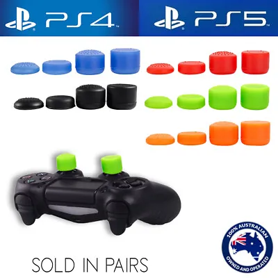 $5.95 • Buy Thumbstick Grips For PS4 Or PS5 Controller | Thumb Stick Grip Cap Playstation 