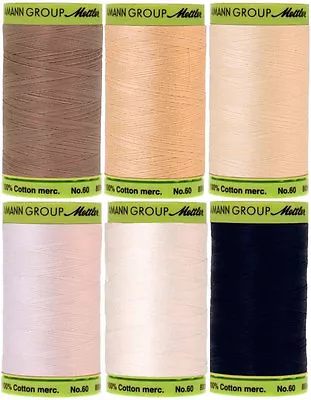 Mettler Cotton Thread Silk Finish 60 Weight 2 Ply 170d 800 Meters/875 Yards • $8.40