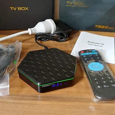 Android TV Box T95Z PLUS - 64 Bit 8x CPU Cortex A53 4K UCD • $37.90