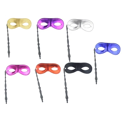 £4.32 • Buy Adult Mask With Stick Fancy Dress Cosplay Prom Ball Theatrical For Lady Men