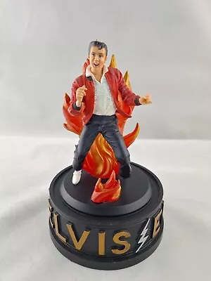 'Elvis Sings' 'Burning Love' Mini Statue. W/ 'Elvis Elvis Elvis' Glass Dome • $65