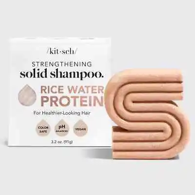 Kitsch Rice Bar Shampoo Vegan Rice Water Shampoo Bar For Hair Growth Strength • $17.25