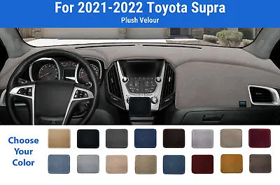 Dashboard Dash Mat Cover For 2021-2022 Toyota Supra (Plush Velour) • $62.95
