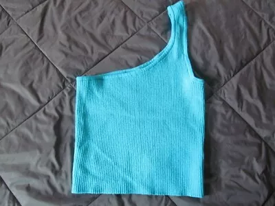 NEW H&M Divided Shirt Women's XS Tank Crop Top One Shoulder • $4.99