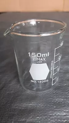 Vintage Kimax USA Lab Beaker 150ml No 14000 • $7
